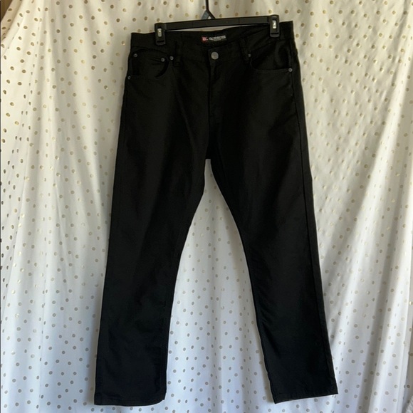 Men's Black Straight Jeans - Picture 3 of 13